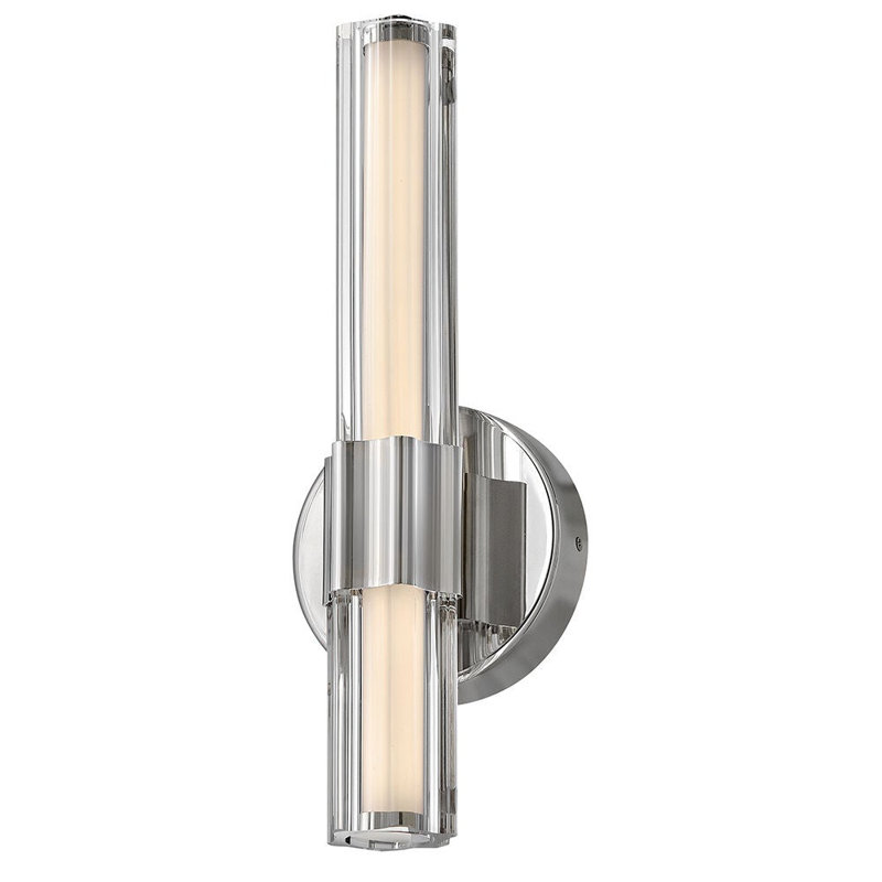 Hinkley Georgette Bathroom Vanity Light, Polished Nickel