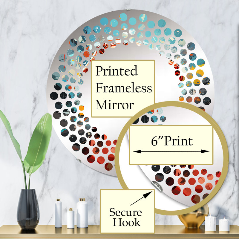 Circle Mirror, 31.4" x 31.4"
