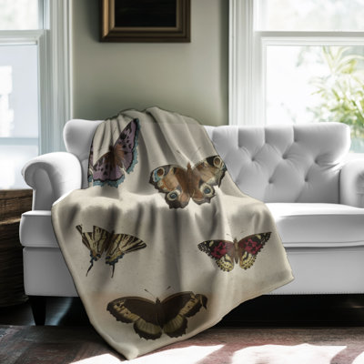 Classic Butterflies - 1 Piece Premium Blanket