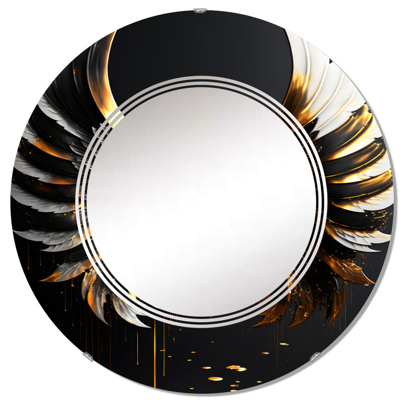 Miroir mural Raelea, 32 po x 32 po