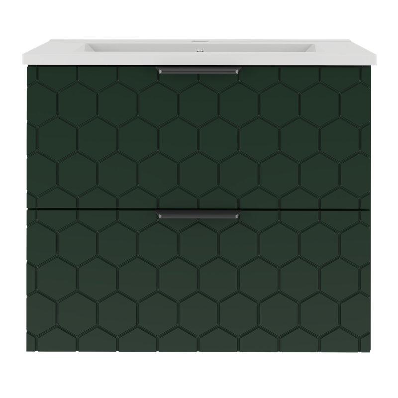 61mm Single Bathroom Vanity with Ceramic Basin