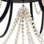 Lustre empire à 8 lumières de style perle Percy Percy