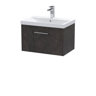 Juno 600mm Single Bathroom Vanity with Integrated Vitreous China Basin