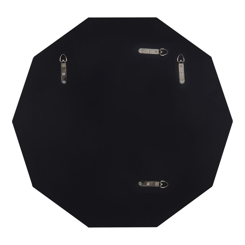 Gold Geometric Sunburst Round Vanity Wall Mirror