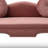 Mid-Century Modern  Upholstered Loveseat Sofa With Rolled Arms, Diamond Buttons, And Nailhead Trim For Small Spaces-1881973063