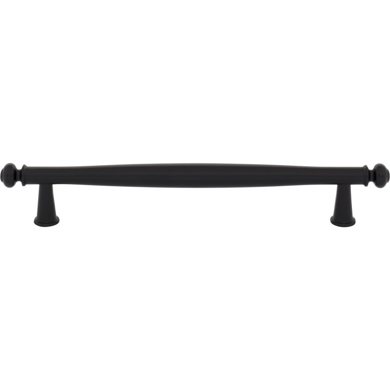 Coddington Bar Pull, Flat Black, 6 5/16" Center To Center