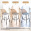 Tabouret de bar et de comptoir rembourré-845382947
