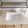 21.6" X15.7" Rectangular Vitreous China Undermount Bathroom Sink With Overflow Hole