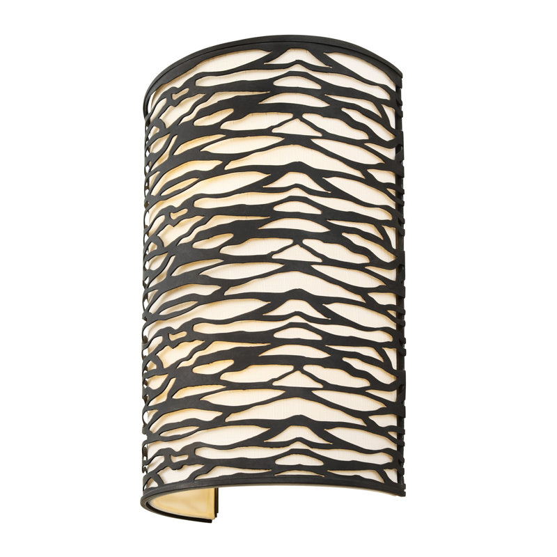 Kato 2-Light Wall Sconce - Carbon Black, Black