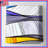 Colorful Wavy Lines Quilted Bedspread-126078853