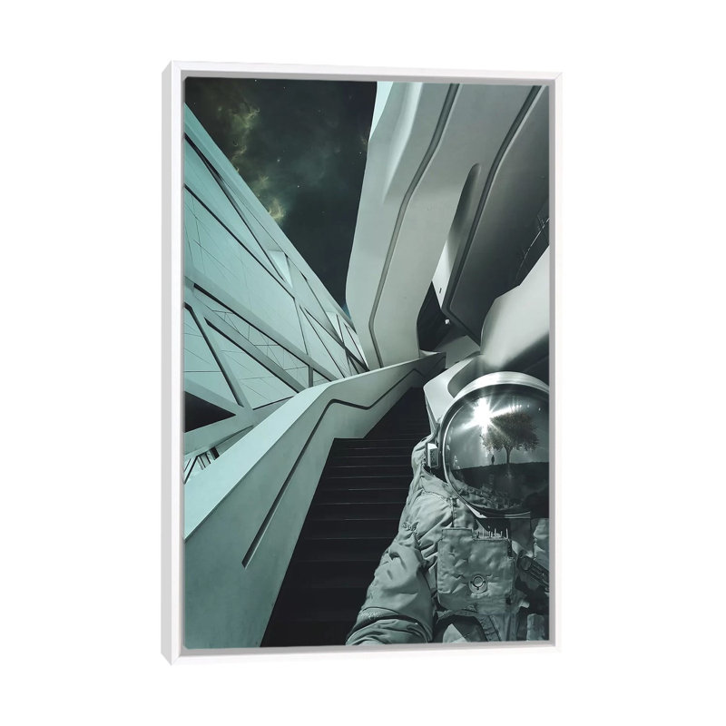 Memories by Rob Hakemo - Print on Canvas, 152.5 cm H x 101.5 cm W, White Framed