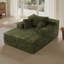 Chaise longue rembourrée en velours côtelé Compression-1338575059