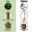 120 cm H Faux Moss Tree Plant in Plastic Pot