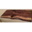 Tablette flottante en bois de noyer massif avec bord vivant-85400985