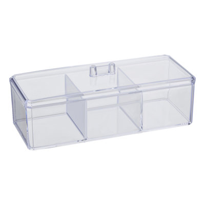 Rowlands Plastic 3 Compartment Organiser