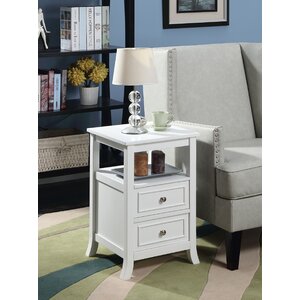 Cahoon 2 Drawer End Table with Shelf