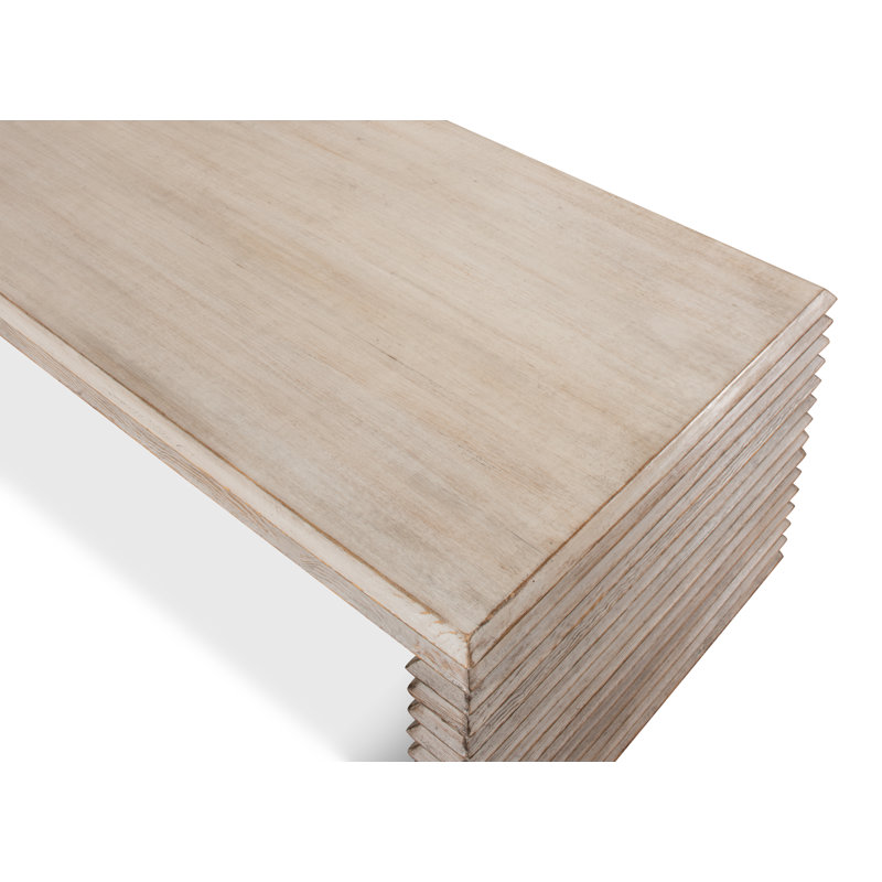 Solid Wood Coffee Table, Antique White
