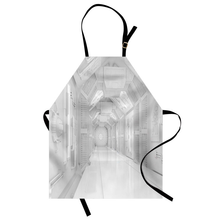Bless international East Urban Home Outer Space Apron Unisex, Aliens ...