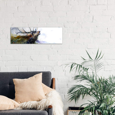 Elk Ii by Dean Crouser - Wrapped Canvas Panoramic Print
