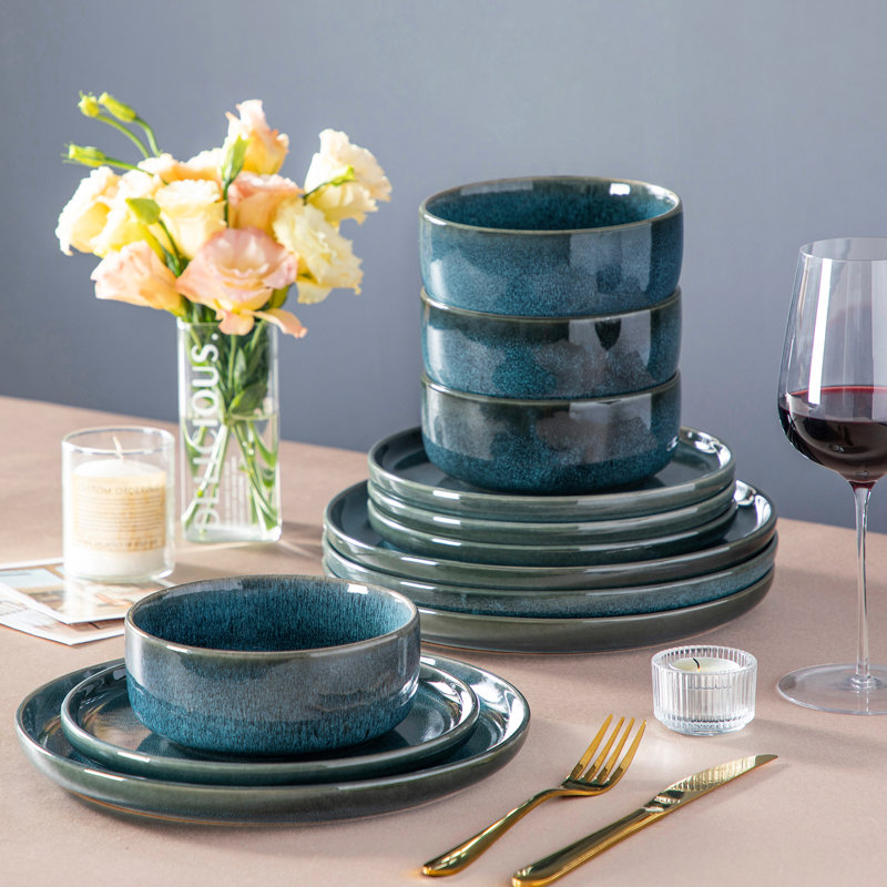 Piece Stoneware Dinnerware Set - Service for 4