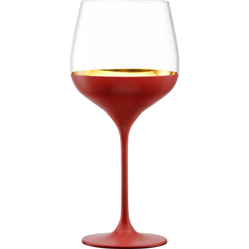 Oro Grand Burgundy 2.25 oz. Crystal Red Wine Glass, Red