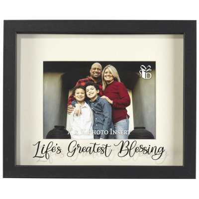 Black Picture Frame with Mat