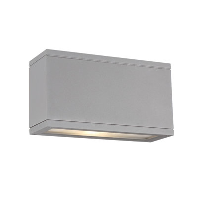 Plafonnier encastré d'extérieur martelé 2 lumières Rubix