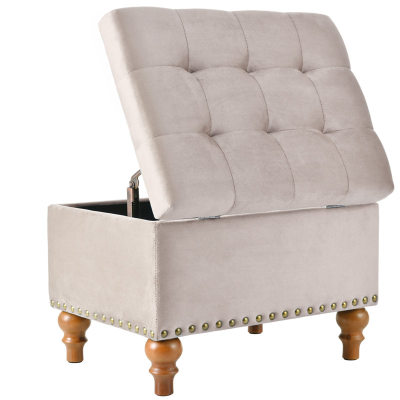 Rangement en velours rose - Carré confortable et élégant dans une structure cachée, Velours rose