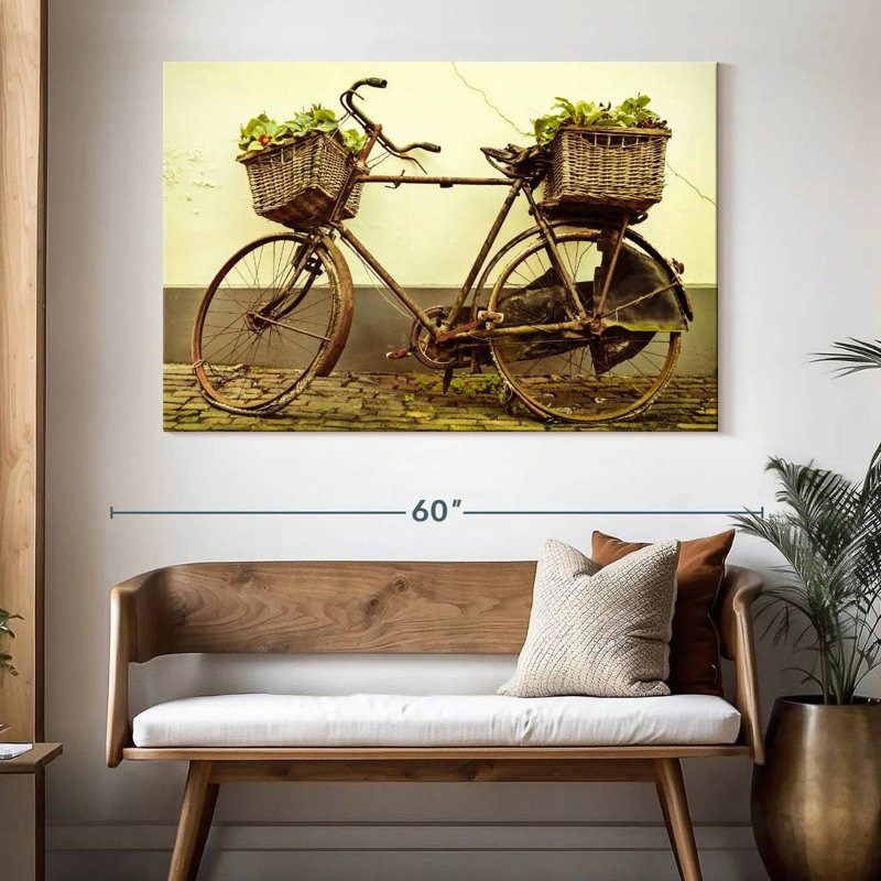 Rickety Bicycle, 34" H x 51" W