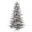 Sierra 7.5' H Lighted Artificial Fir Christmas Tree-236274200
