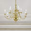 Lustre style chandelier 12 lumières Benedetto-1536767870