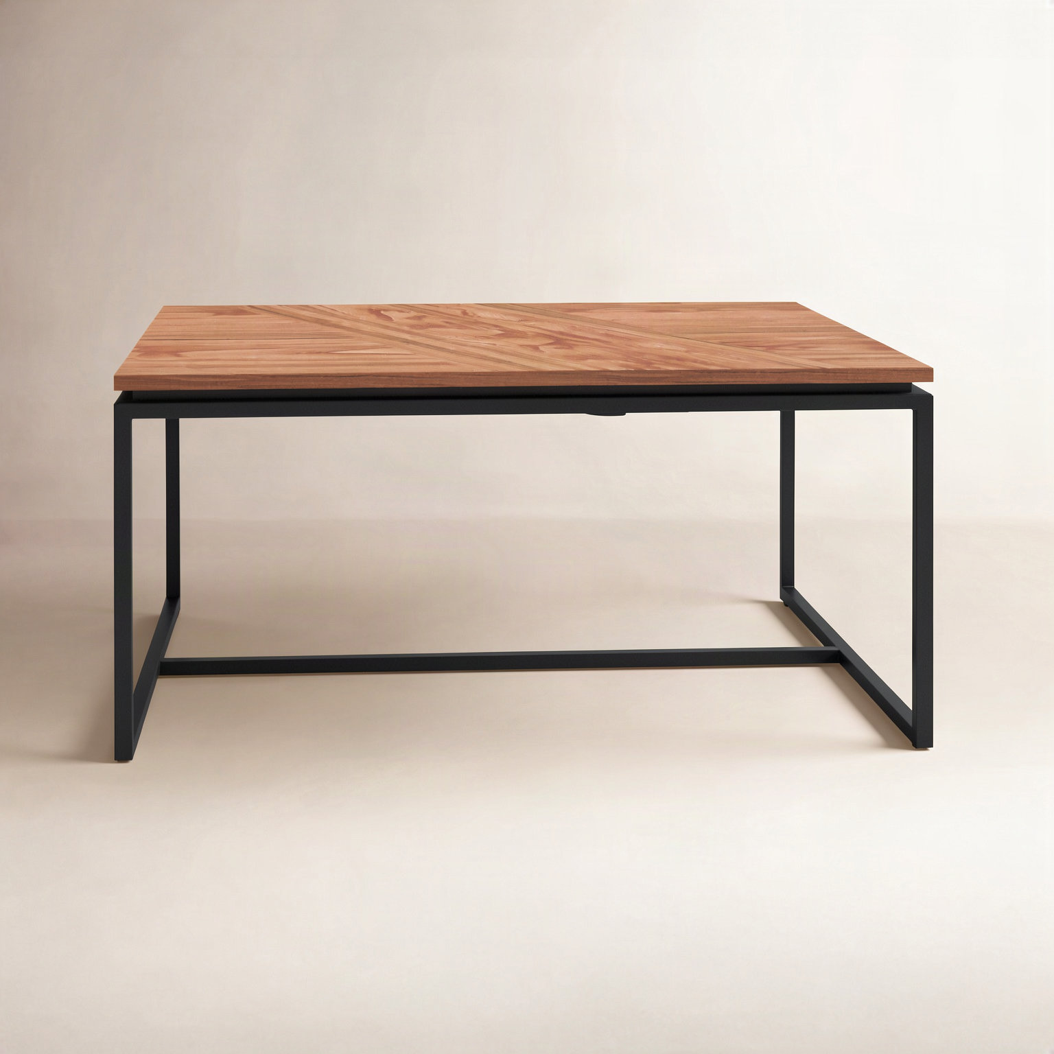 Tobias 30" Square Coffee Table, Walnut