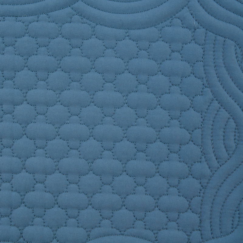 Ensemble de napperons matelassés 6 pièces Aricijana, Bleu