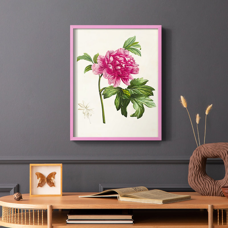 «Pretty Botanicals I», reproduction encadrée - bois massif, Brun, H 20 po x l 16 po