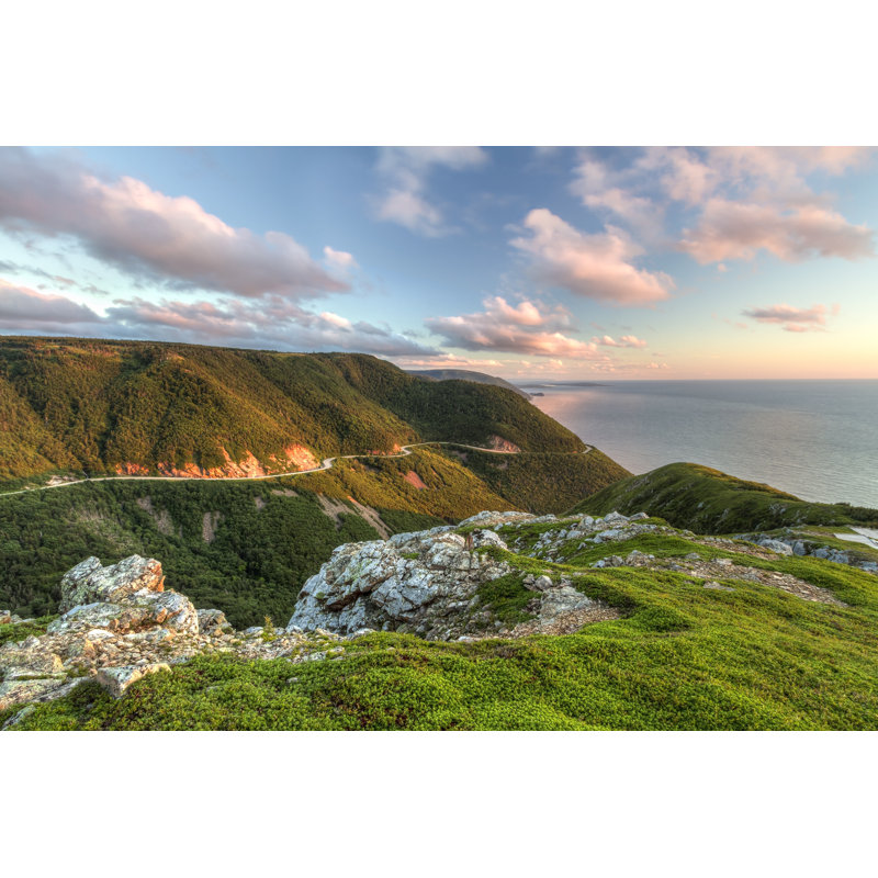 Green Cliffs Overlooking Cabot Trail, 20cm H x 30cm W