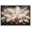 Art rétro avec feuilles de palmier, photos de salon botanique tropical, impression sur toile encadrée-126136839-126136834