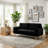 67" Mid Century Modern Loveseat Sofa, 2-Seater Velvet Tufted Love Seat Couch with Bolster Pillows, Golden Frosted Legs for Small Space, Living Room, Apartment, Bedroom-77384965