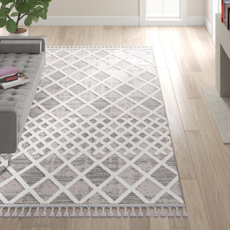 Groton gris / Gray Damion, Rectangle 9'10" x 14'
