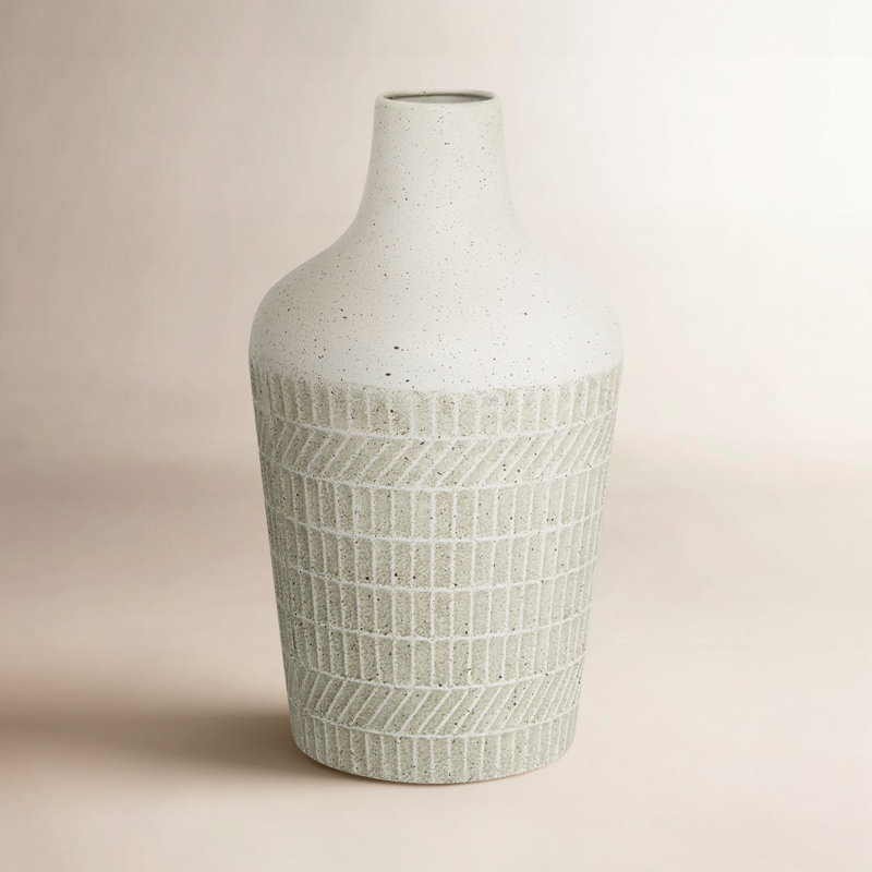 Metal Textured Decorative Vase
