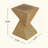 MGO Side Table, With Twisted Hourglass Design For Modern Interiors And Outdoor Spaces-1582374792
