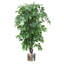 120cm Faux Ficus Tree in Metal Planter-113668803