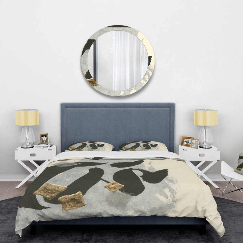Glam Collage I - Ensemble de housse de couette moderne et contemporain - Microfibre de polyester