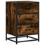 40cm W Metal Bedside Table-1167384357