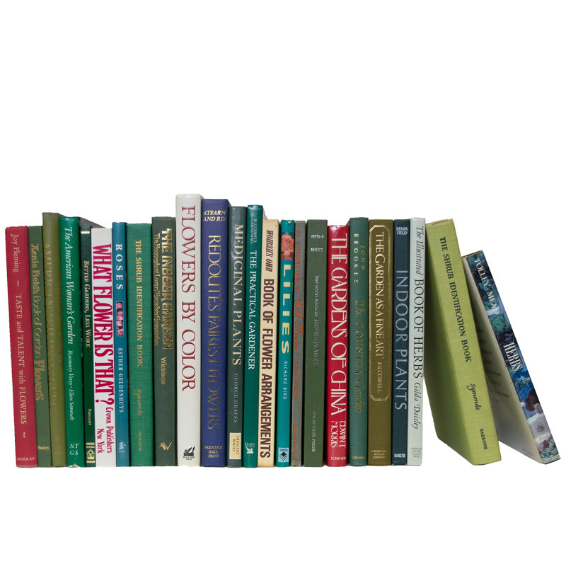 Decorative Books - Vintage Oversized Gardening Book Bundle - 1 Foot of Books
