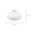 Wauhillau Paper Semi Flush Mount