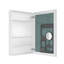 Surface Frameless Mirror Medicine Cabinet with Beveled Edges, Right Opening Door, Ideal for Versatile Bathroom Storage and Grooming