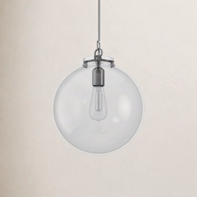 Catryn Single Light Glass Dimmable Pendant