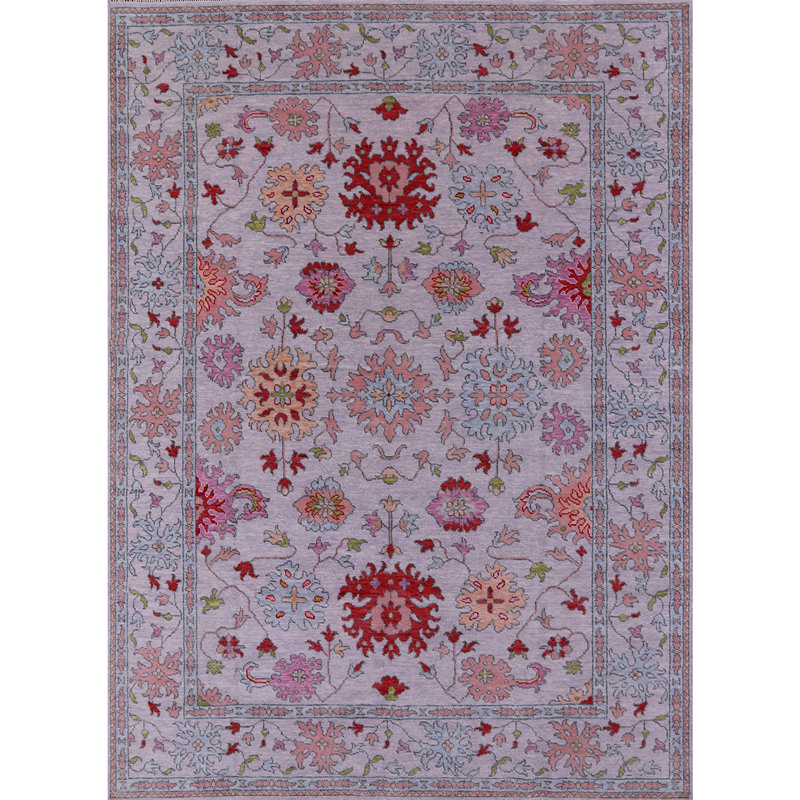 Tapis oriental rose Hanford, Rond 6 pi