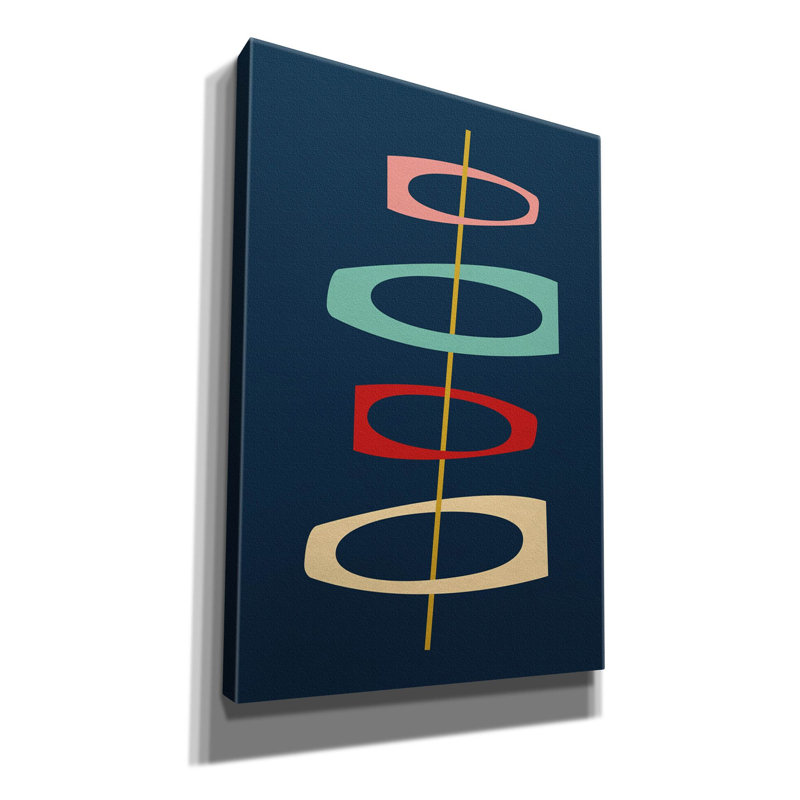 Orren Ellis «Mid Century Modern» par Gary Williams, H 26 po x l 18 po x P 0,75 po