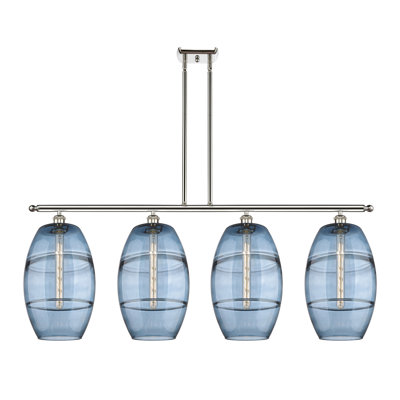 Luminaire suspendu rond / ovale pour îlot de cuisine à 4 lumières Dundrod